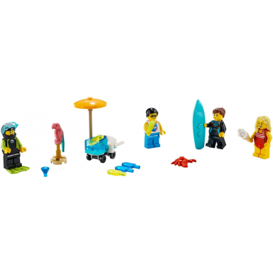 summer celebration minifigure set blister pack