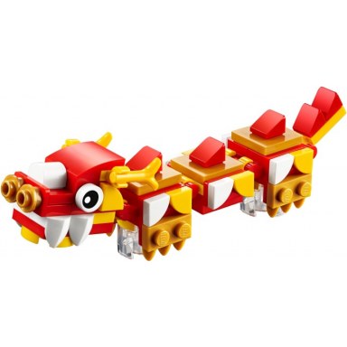 monthly mini model build set - 2020 01 january chinese dragon polybag