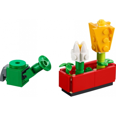 monthly mini model build set - 2020 05 may flowers and watering can polybag