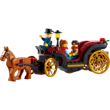 wintertime carriage ride