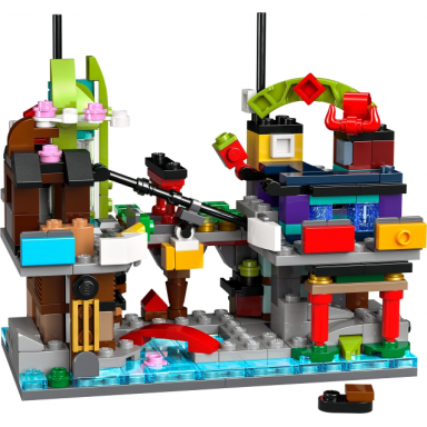 micro ninjago city markets