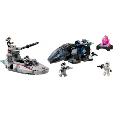 imperial dropship vs rebel scout speeder