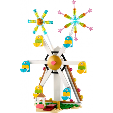 celebration: ferris wheel with fireworks