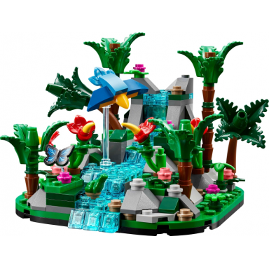 tropical rainforest diorama