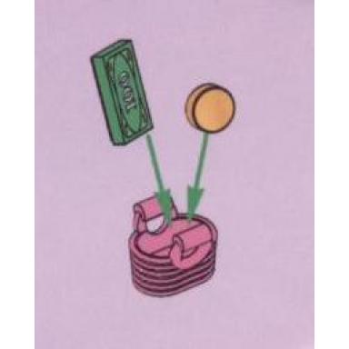 advent calendar 2013 friends day 11 - basket with money