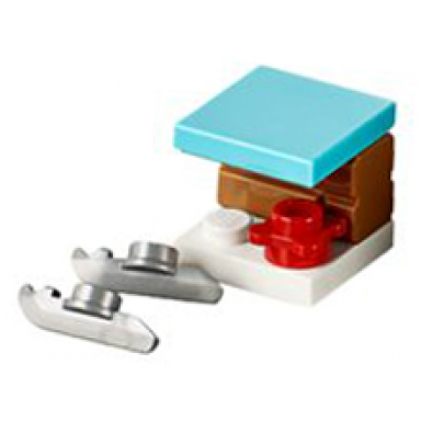 advent calendar 2015 friends day 2 - bench and ice skates
