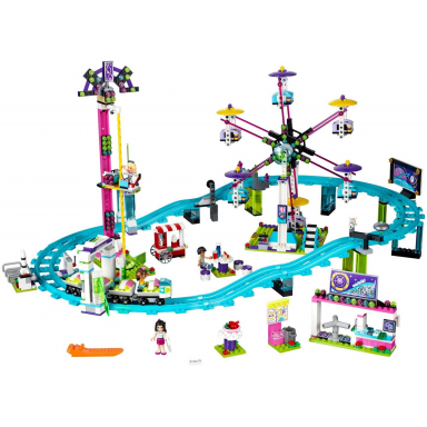 amusement park roller coaster