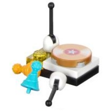 advent calendar 2016 friends day 19 - record player and party hats