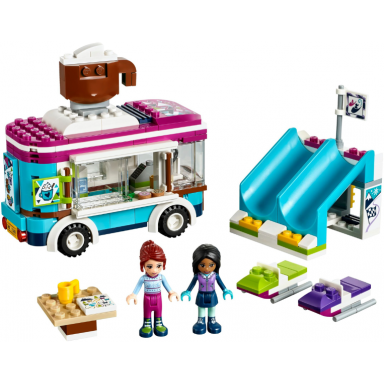 snow resort hot chocolate van
