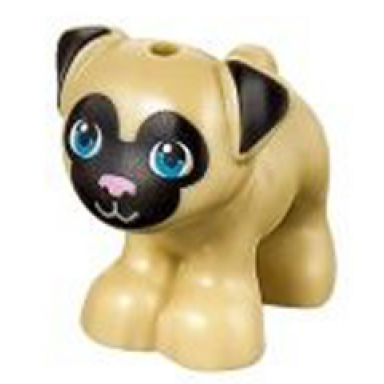 advent calendar 2017 friends day 5 - pink-nosed pug