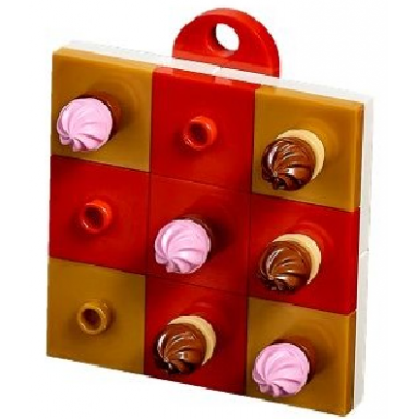 advent calendar 2018 friends day 15 - tic-tac-toe puzzle tree ornament