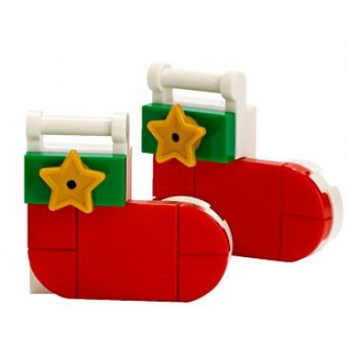 advent calendar 2019 friends day 10 - two christmas socks tree ornaments