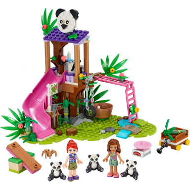 panda jungle tree house