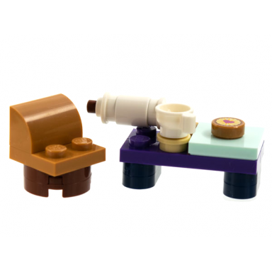 advent calendar 2021 friends day 10 - chair and coffeetable