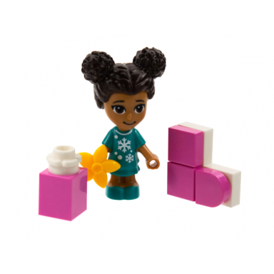 advent calendar 2021 friends day 13 - andrea stocking and package
