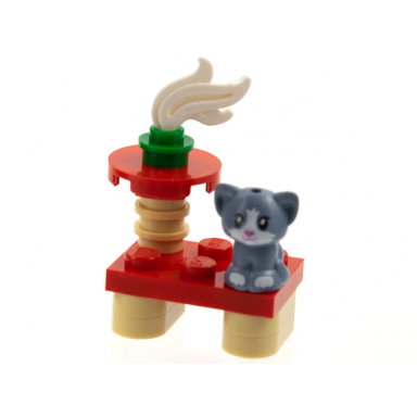 advent calendar 2021 friends day 15 - table and cat