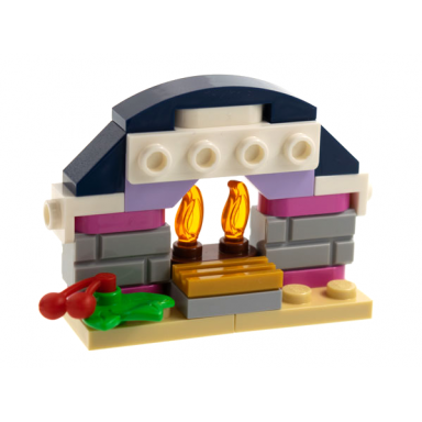 advent calendar 2021 friends day 18 - hearth fireplace