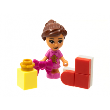advent calendar 2021 friends day 1 - olivia stocking and package