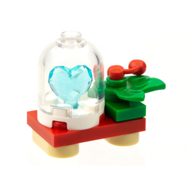 advent calendar 2021 friends day 5 - heart jewel and holly