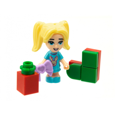 advent calendar 2021 friends day 7 - stephanie stocking and package