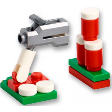 advent calendar 2022 friends day 15 - topple the cans game