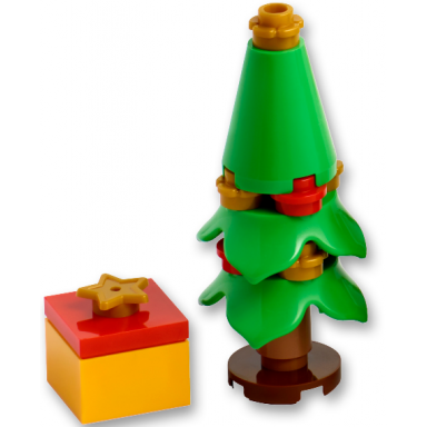advent calendar 2022 friends day 20 - christmas tree and present