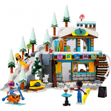 holiday ski slope and café cafe