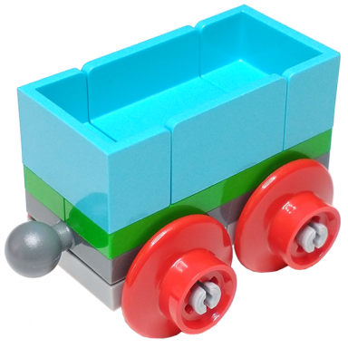 advent calendar 2023 friends day 23 - train open car freight wagon