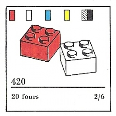 2 x 2 bricks the building toy