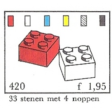 2 x 2 bricks system