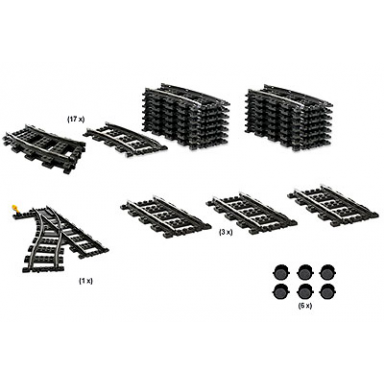 9v train switching track collection