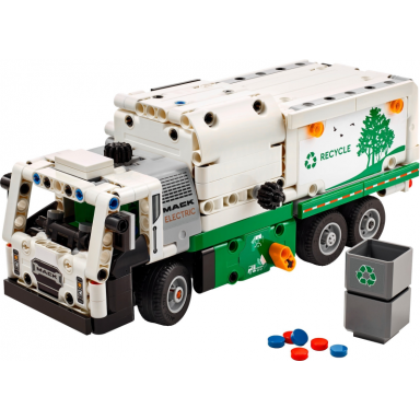 mack lr electric garbage truck