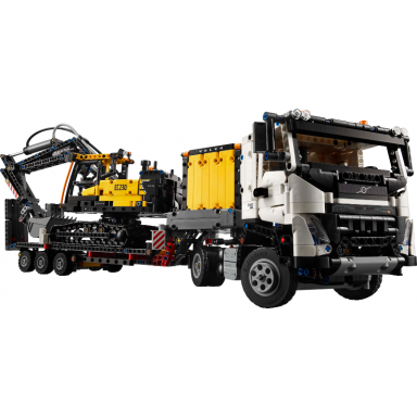 volvo fmx truck ec230 electric excavator