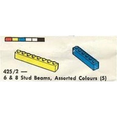 6 8 stud beams assorted colours 5