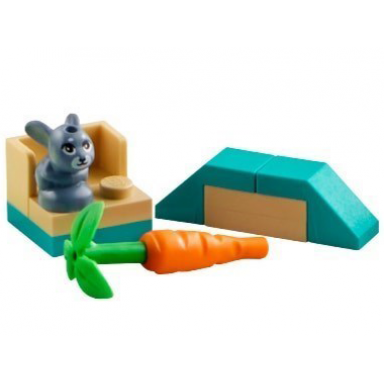 advent calendar 2024 friends day 4 - baby bunny carrot and habitat