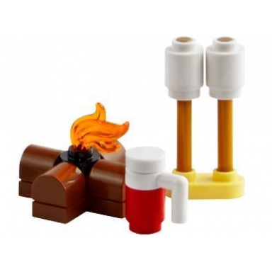 advent calendar 2024 friends day 5 - campfire cocoa and marshmallows