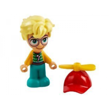 advent calendar 2024 friends day 6 - olly with propeller hat