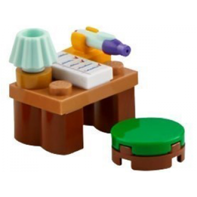 advent calendar 2024 friends day 7 - writing desk and stool