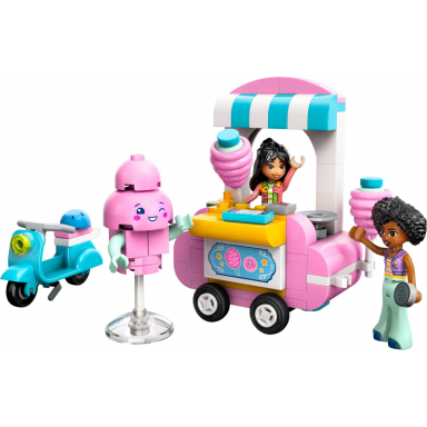 cotton candy stand and scooter