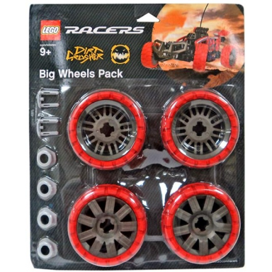 big wheels pack dirt crusher red