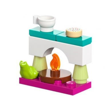 advent calendar 2024 disney day 14 - fireplace frog milk and cookies