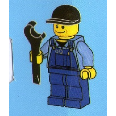 advent calendar 2012 city day 9 - mechanic with wrench