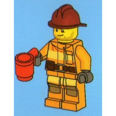 advent calendar 2012 city day 19 - firefighter with cup