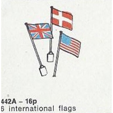 6 international flags the building toy