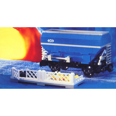 blue hopper car