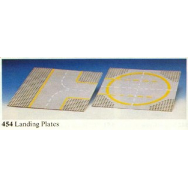 two lunar landing plates