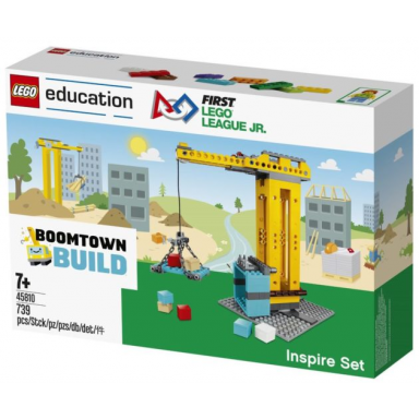 first lego league fll jr challenge 2019 - boomtown build inspire set