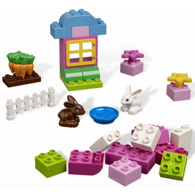pink brick box