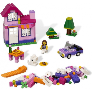 pink brick box