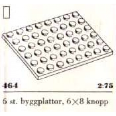 6 x 8 plates white